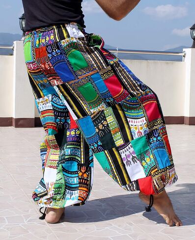 فضفاض واسع الساق الأفريقية Dashiki التصحيح طويل مرونة الخصر الحريم السراويل in Kuwait