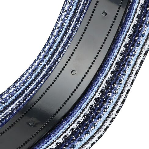 Boho Headbands for Women, Non-slip Wide Headbands Large Head Bands for Women's Hair, Thick Headbands with Teeth Fashion Hairbands Hair Accessories for Women Girls (Black) in Saudi Arabia