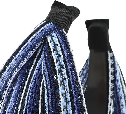 Boho Headbands for Women, Non-slip Wide Headbands Large Head Bands for Women's Hair, Thick Headbands with Teeth Fashion Hairbands Hair Accessories for Women Girls (Black) in Saudi Arabia