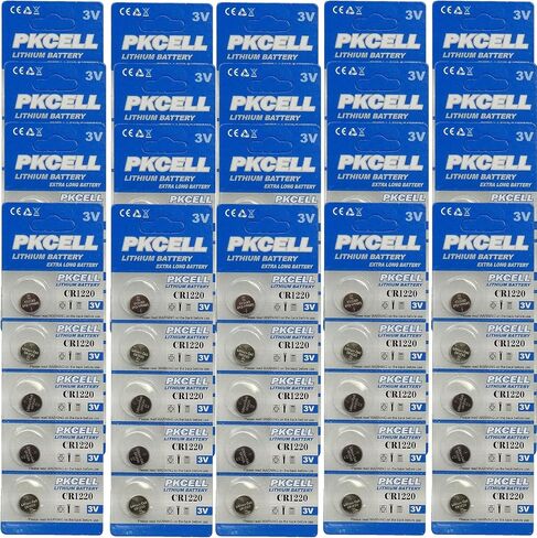 BlueDot Trading CR1220 3 Volt Lithium Coin Cell Non-Rechargeable Battery for calculators, car keys remote, watches, flashlights, remote controls, 3 Count in Saudi Arabia