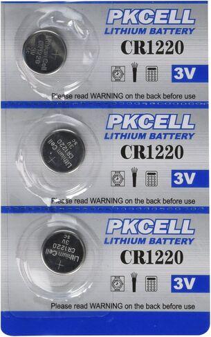 BlueDot Trading CR1220 3 Volt Lithium Coin Cell Non-Rechargeable Battery for calculators, car keys remote, watches, flashlights, remote controls, 3 Count in Saudi Arabia