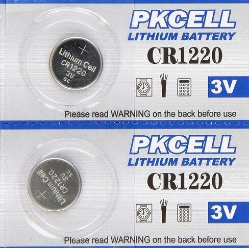 BlueDot Trading CR1220 3 Volt Lithium Coin Cell Non-Rechargeable Battery for calculators, car keys remote, watches, flashlights, remote controls, 3 Count in Saudi Arabia