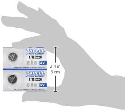 BlueDot Trading CR1220 3 Volt Lithium Coin Cell Non-Rechargeable Battery for calculators, car keys remote, watches, flashlights, remote controls, 3 Count in Saudi Arabia