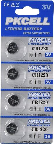 BlueDot Trading CR1220 3 Volt Lithium Coin Cell Non-Rechargeable Battery for calculators, car keys remote, watches, flashlights, remote controls, 3 Count in Saudi Arabia