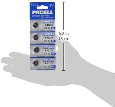 BlueDot Trading CR1220 3 Volt Lithium Coin Cell Non-Rechargeable Battery for calculators, car keys remote, watches, flashlights, remote controls, 3 Count in Saudi Arabia