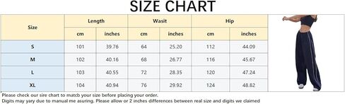 NXITK Y2k Sweatpants Parachute Pants Womens Y2k Track Pants High Waisted Cargo Pants with Pockets Trendy Baggy Sweatpants in Kuwait