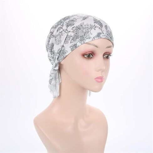 YiYi Operation Women's Pre Tied Bandana Turban Head Scarf Chemo Beanie Headwraps Headwear Hair Hair Loss in Saudi Arabia