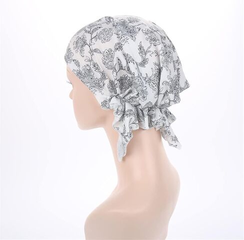 YiYi Operation Women's Pre Tied Bandana Turban Head Scarf Chemo Beanie Headwraps Headwear Hair Hair Loss in Saudi Arabia