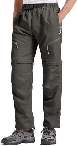 Men’s Hiking Pants Convertible Quick Dry Pants Outdoor Sport Lightweight Cargo Pants Fishing Tactical Pants in Saudi Arabia