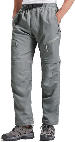Men’s Hiking Pants Convertible Quick Dry Pants Outdoor Sport Lightweight Cargo Pants Fishing Tactical Pants in Saudi Arabia