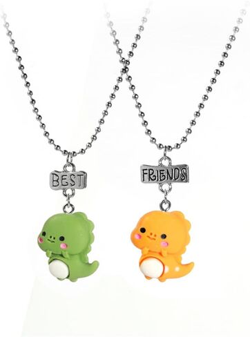 كولرفل بلينج عقد بقلادة مغناطيسية على شكل حيوان الكوالا بالوان قوس قزح للنساء والفتيات من قطعتين in Kuwait