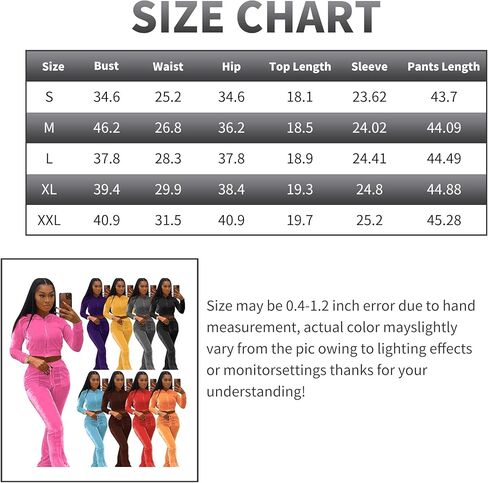 بدلة رياضية نسائية بلون سادة مكونة من قطعتين من القطيفة مكونة من قطعتين للنساء، سترة علوية قصيرة بغطاء للرأس بأكمام طويلة وسروال مرن واسع مجموعة ملابس رياضية كاجوال بدلة رياضية للركض مع جيوب in Kuwait