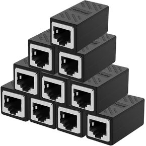 RJ45 Coupler Ethernet Extender for Cat7 Cat6 Cat5 Cat5e Ethernet Coupler Female to Female(6 Pack) in Kuwait