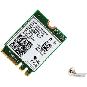 AX200NGW Dual-Band Wi-Fi 6 802.11AX 2.4Gbps MU-MiMO M.2 NGFF Wireless WiFi Adapter with Bluetooth 5.0 for Intel AX200 WLAN Card Module Windows 10 64-bit