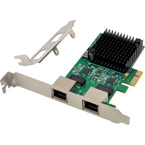 Dual-Port 2.5GBase-T PCIe Network Adapter RTL8125B 2500/1000/100Mbps PCI Express Gigabit Ethernet NIC Card RJ45 LAN Controller