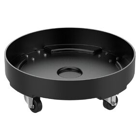 Vestil DRUM-DP-LD-30-BK أسطوانة بولي إيثيلين خفيفة التحمل 30 جالون 19-3/4 بوصة × 19-3/4 بوصة × 8-7/16 بوصة 300 رطل. السعة باللون الأسود