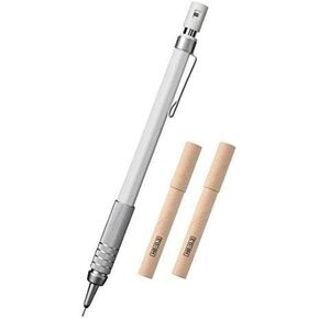 Muji Low Center of Gravity Mechanical Pencil [0.3mm] + MUJI Japan Mechanical Pencil Refill Leads [0.3mm - HB] 12pcs x 2 packs