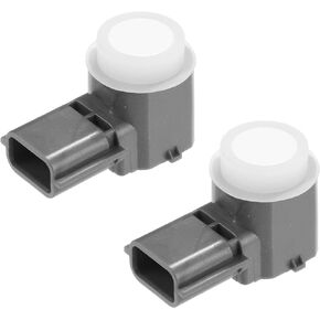 2 Pcs PDC Reverse Parking Assist Sensor Compatible for Nissan Altima 2015-2018, for Nissan Maxima 2016-2018, Durable ABS Plastic Gray Rear Bumper Parking Assist Sensor