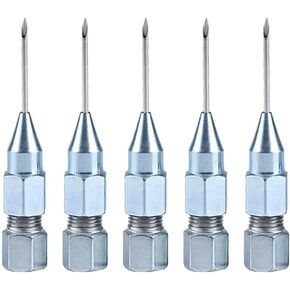 Grease Injector Needle Nose Grease Dispenser for greasing Sealed Joints Needle Grease Fittings Up to 6,000 Max PSI,1/8" NPT-(10 Pack)