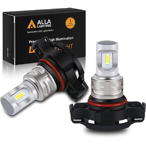 Alla Lighting PG20/4 Base 12188NAC1 PSY24W LED Bulbs Car Front Turn Signal Lights Bulbs Replacement, 6500K Xenon White