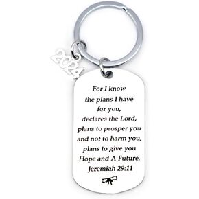 Class of 2024 Graduation Gifts Keychain for Him Her Senior Students Masters Nurses Students Boys Girls Inspirational College High School PH.D. Graduation Gifts for Daughter Son Friends