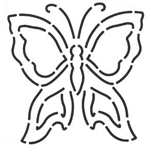 Butterfly Quilting Stencil