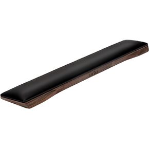 Keyboard Wrist Rest with Memory Foam Anti-Slip Rubber Base Ergonomic Wooden Wrist Rest for Mechanical Keyboard Durable and Easy to Clean for Gamer Staff (RGB)