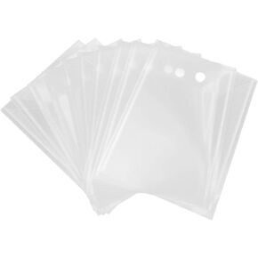 20PCS/Set 10 PCS 0.5mm Thickness Magnetic Sheets and 10PCS 7x5inch Clear Plastic Storage Bags for Dies and Stamp Sets Collections Reusable Sturdy PVC Clear Storage Pockets and Cuttable Magnetic Sheets