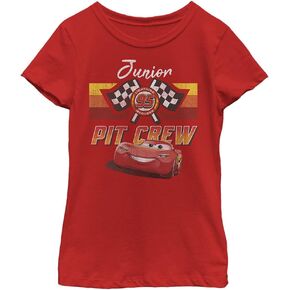 تي شيرت PIXAR Cars 3 Junior Pit Girl Solid Crew in Kuwait