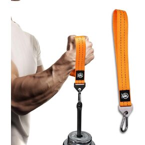 Arm Wrestling Training Strap Belt Hand Grip Arm Finger Forearm Exerciser Strengthener for Cable Machine