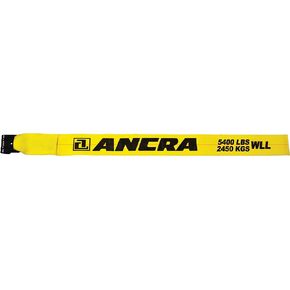 Ancra 43795-10-40 حزام ونش مع خطاف مسطح، 4 بوصة × 40 قدم، حد حمل العمل 5,400 رطل