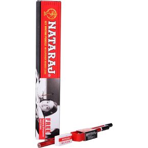 Nataraj Bold Dark Writing 10 Pencils Box With One Eraser Or Sharpener Free