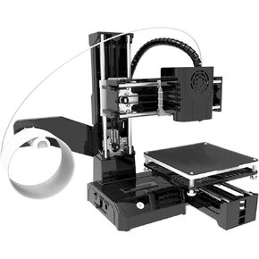 طابعة FDM Mini 3D، طابعة سطح مكتب صغيرة ثلاثية الأبعاد للأطفال والمبتدئين: دقة طباعة عالية، تسخين موحد، حجم الطباعة 100x100x100 مم، مستوى الدخول (قابس أمريكي) in Kuwait