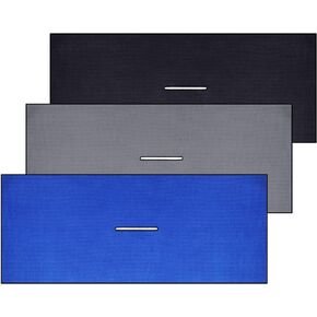 3 Pcs Center Cut Microfiber Golf Towel 16" x 40" Waffle Texture Towel with Center Slit Center Hole Drapes Over Clubs Large Size Caddy Towel for Golfer Players Men Women Sports Gifts