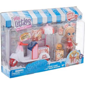 Shopkins Real Littles Stacey Cakes + ICY Treats Scooter