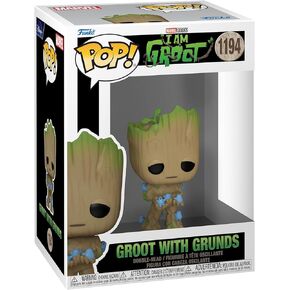 Funko Pop! Marvel: I Am Groot, Groot with Grunds