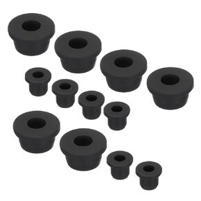 MECCANIXITY T Shape Rubber Grommet Mount Dia 10mm/19.5mm,ID 6mm/10mm Seal Protection Cable Grommets Flexible for Cable Pipe