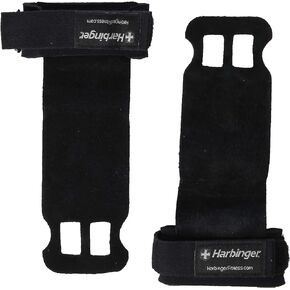 Harbinger Leather Palm Grips for Weight Lifting Hand Protection