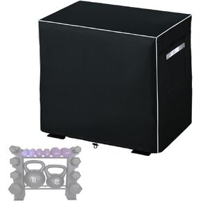 Dumbbell rack cover For dumbbell racks Dumbbell sets Protective cover Compact dumbbell racks Home gym free weight racks, weight plate racks Protective cover (sold cover only)