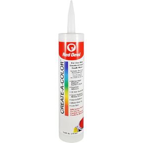 Red Devil 0409 Create A Color Caulk, 1-Pack, White
