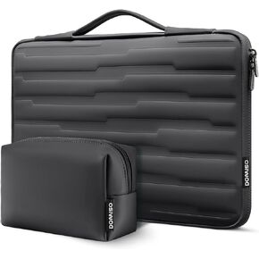 DOMISO 17.3 inch Shock Resistant Laptop Sleeve with Handle Protective Case Compatible with 17.3" Notebook/Dell Inspiron/MSI/HP Pavilion Ideapad/Samsung/HP, Mint Green