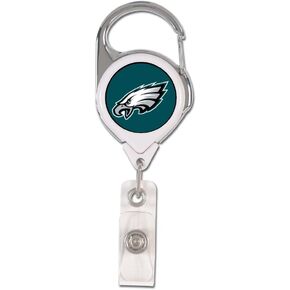WinCraft NFL Philadelphia Eagles Retractable Premium Badge Holder, Team Color, One Size