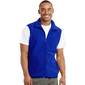 Knocker Men's Polar Fleece Zip Up Vest