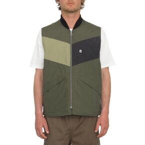 Volcom Men's Prysmer Quilted Lined Zip Vest