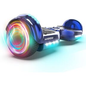HOVERSTAR hoverboard High intensity headlights and LED running lights hooverboard wireless built in Bluetooth speaker None-Slip Footpad hoover boards for a 7-12 year old Easy and quick learning Comply with US UL Safety standard None-Slip Footpad in Kuwait