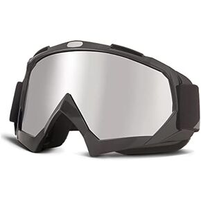 Motocross Dirt Bike Glasses, Ski Glasses, UV Anti-fog Glasses with Foam Padding, Suitable for Outdoor Sports