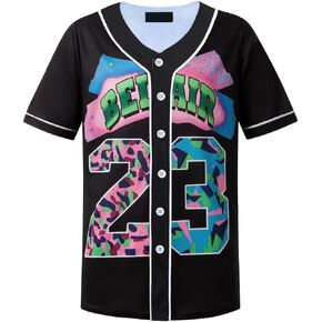 90s Bel Air Baseball Jersey for Women