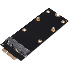 MSATA SSD to 7+17 Pin Adapter Card Mini PCIe SATA SSD Converter Card Compatible with MacBook 2012 Retina A1398 A1425 MC975 MC976 ME662 ME664 ME665 Replacement