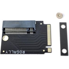 NVME M.2 22x30mm to 22x80mm SSD Expansion Board for ROG Ally Gaming Handheld, M-Key 5Pin PCIE 4.0 3.0 Hard Drive Extension Upgrade Adapter Converter 90 Degree