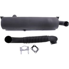 FridayParts Muffler & Pipe Kit 7130724 7130725 7101708 6727753 Compatible for Bobcat Loader S160 S185 S205 T180 T190 Replacement